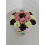 Розы из шоколада в коробке арт. 11